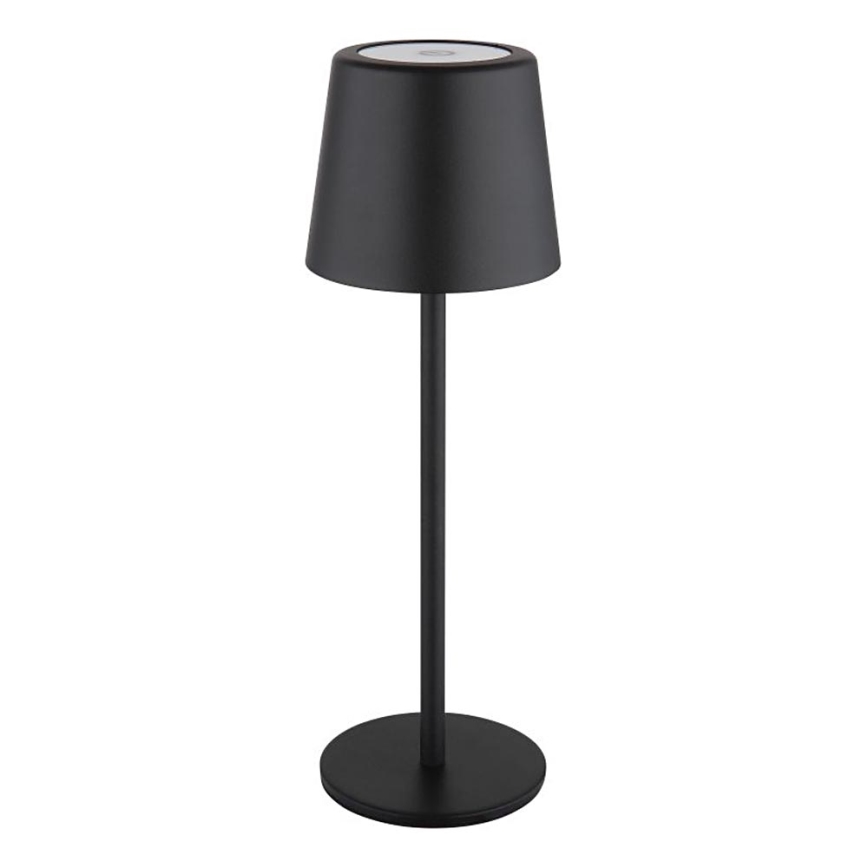 Globo - LED Вулична сенсорна настільна лампа з регулюванням яскравості LED/2W/5V 3000/4000/6000K 2200 mAh IP44 чорний