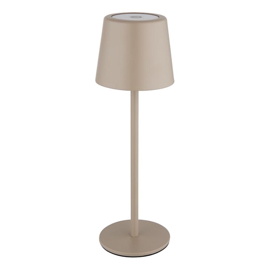 Globo - LED Вулична сенсорна настільна лампа з регулюванням яскравості LED/2W/5V 3000/4000/6000K 2200 mAh IP44 кремовий