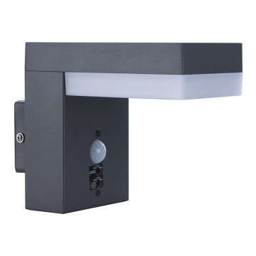 Globo - LED Вуличний настінний світильник з датчиком LED/9,5W/230V IP44