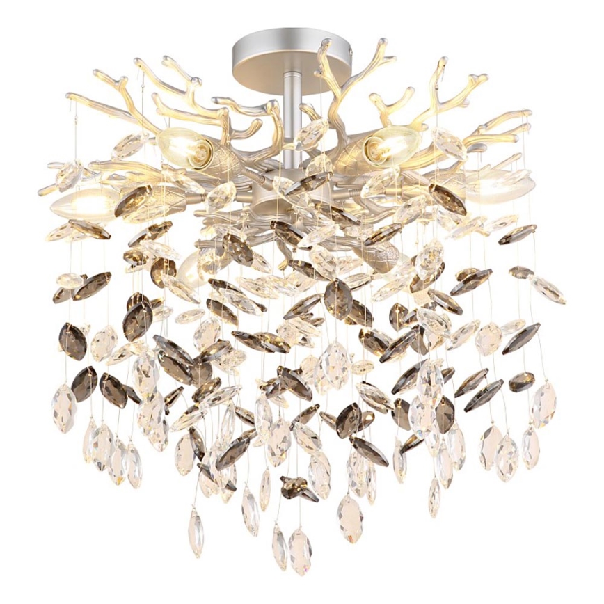 Globo - Люстра на штанге 6xE14/40W/230V серебристая