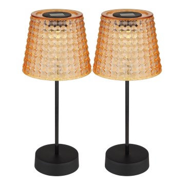 Globo - НАБІР 2x LED Сонячне світильник LED/0,06W/3V IP44 40 mAh помаранчевий