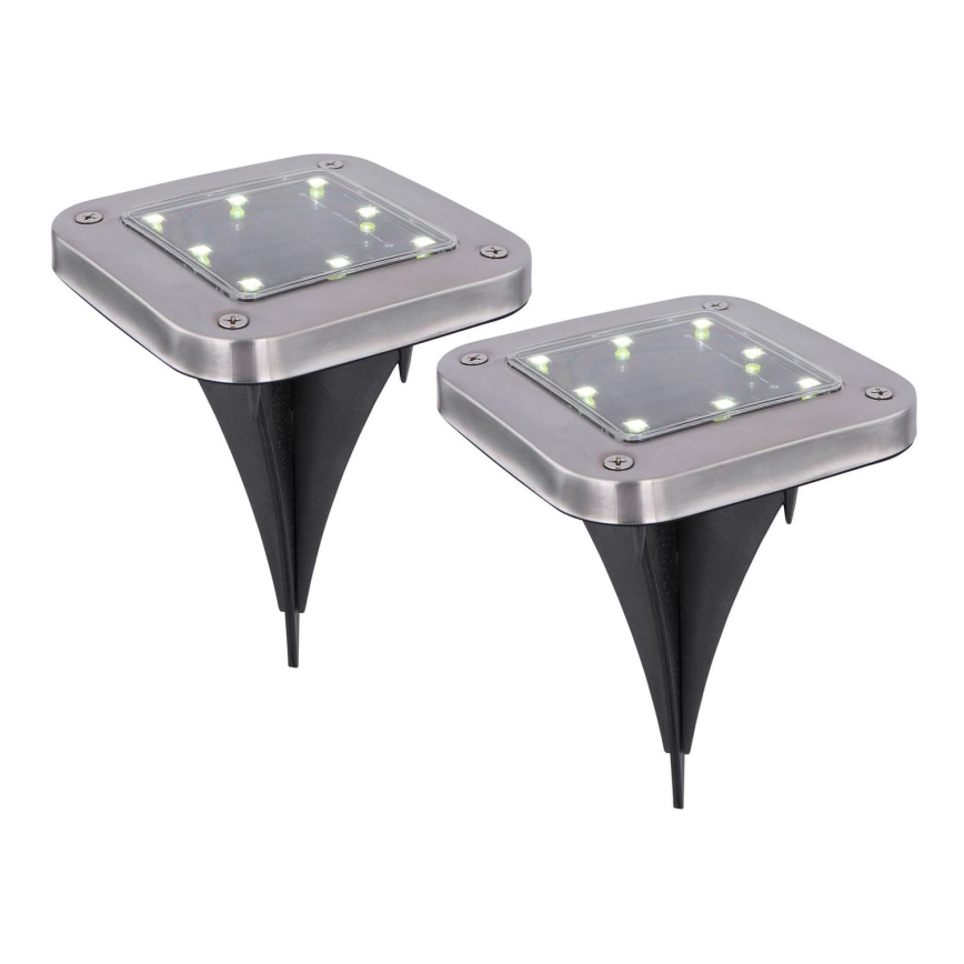 Globo - НАБОР 2x Светодиодный светильник на солнечной батарее LED/0,8W/1,2V IP44 300 mAh