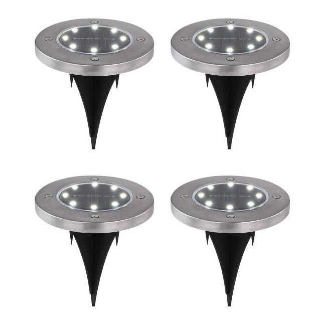 Globo - НАБОР 4x Светодиодный светильник на солнечной батарее LED/0,1W/3V IP44