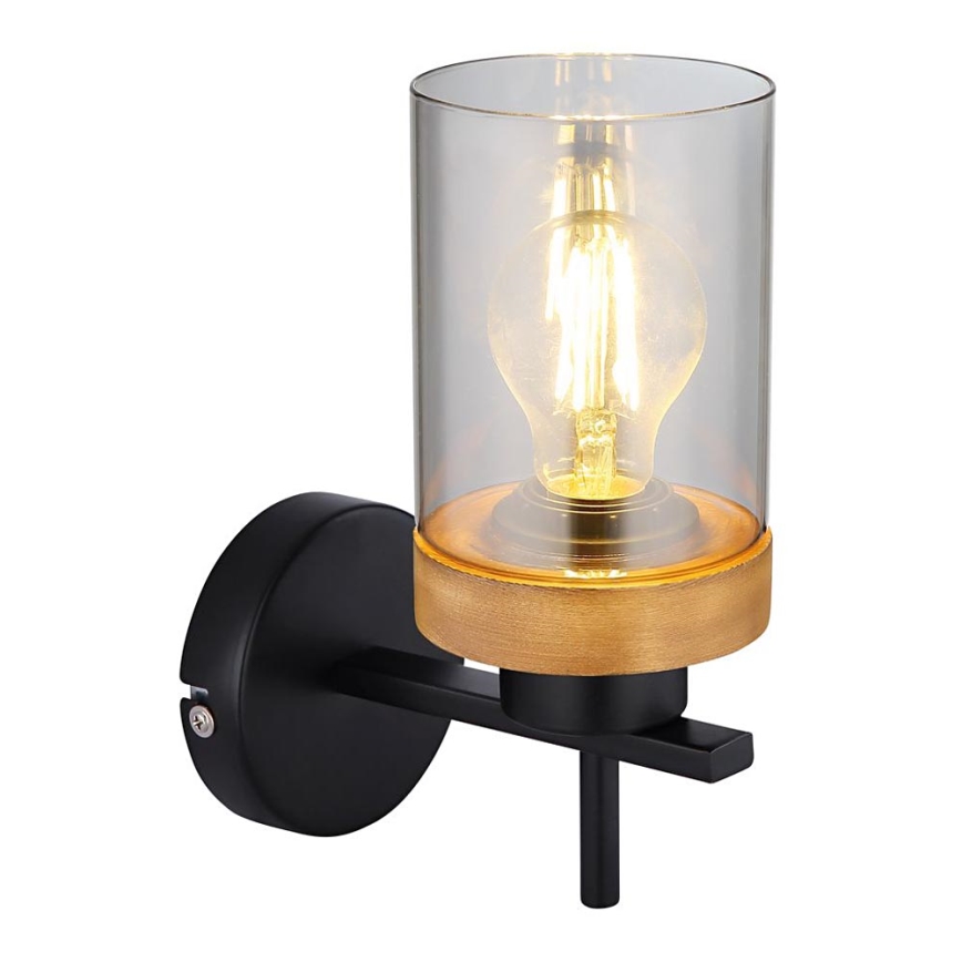 Globo - Настенная лампа 1xE27/40W/230V металл/дерево