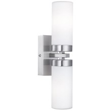 Globo - Настенный светильник для ванной комнаты 2xE14/40W/230V IP44