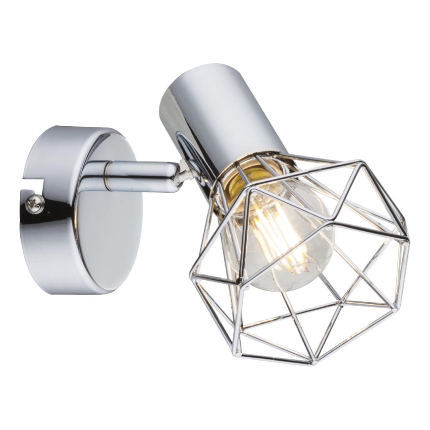 Globo - Настенный точечный светильник 1xE14/40W/230V блестящий хром