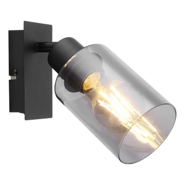 Globo - Настенный точечный светильник 1xE27/15W/230V черный