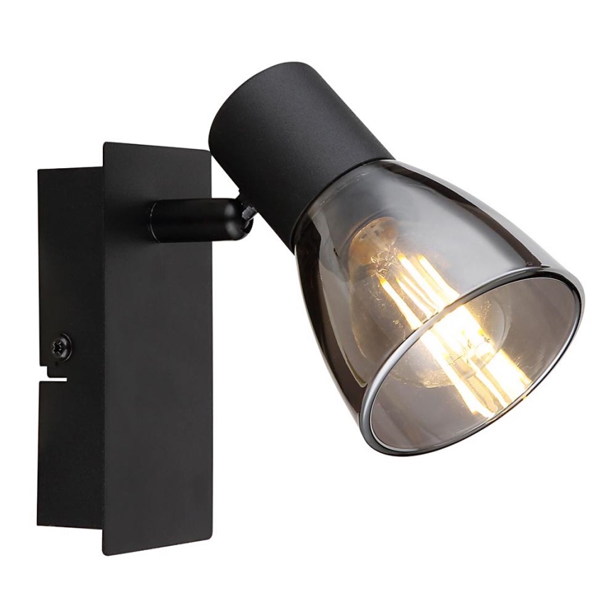 Globo - Настенный точечный светильник 1xE14/40W/230V черный