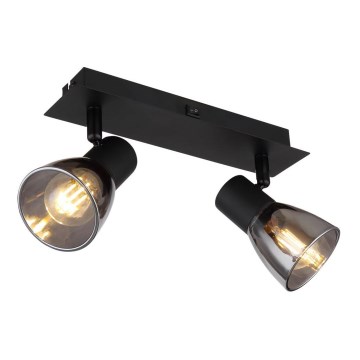 Globo - Настенный точечный светильник 2xE14/40W/230V черный