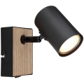 Globo - Настенный точечный светильник 1xGU10/35W/230V черная/коричневая