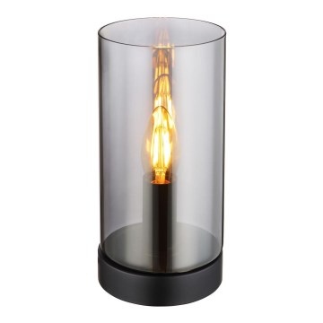 Globo - Настільна лампа 1xE14/25W/230V діаметр 11 см чорний