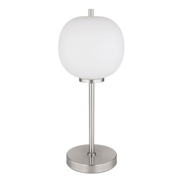 Globo - Настільна лампа 1xE14/40W/230V матовий хром