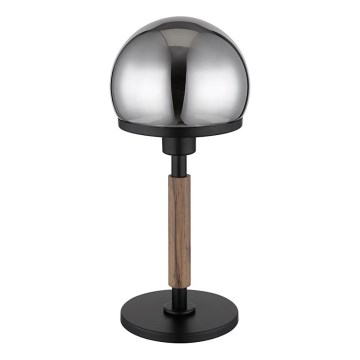 Globo - Настільна лампа 1xE27/40W/230V чорний/коричневий
