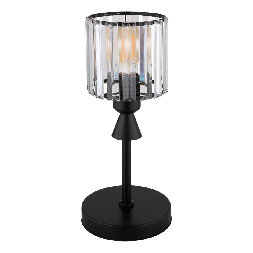 Globo - Настільна лампа 1xE27/60W/230V діаметр 15 см чорний
