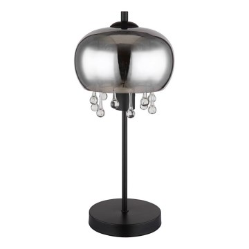 Globo - Настільна лампа 1xE27/6W/230V діаметр 21 см чорний