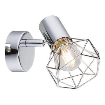 Globo - Настінний точковий світильник 1xE14/40W/230V глянцевий хром