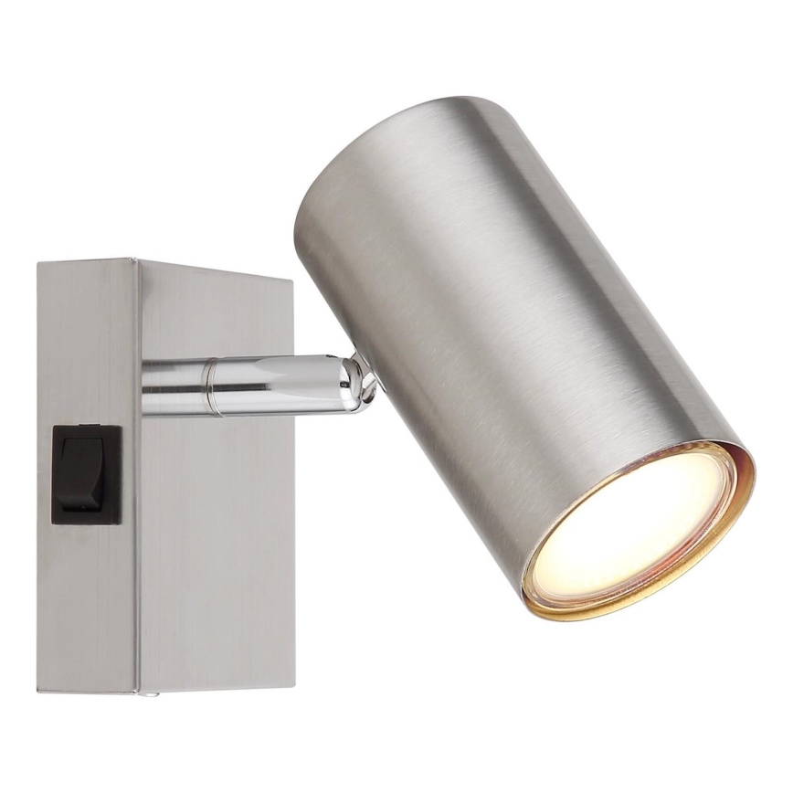 Globo - Настінний точковий світильник 1xGU10/25W/230V матовий хром