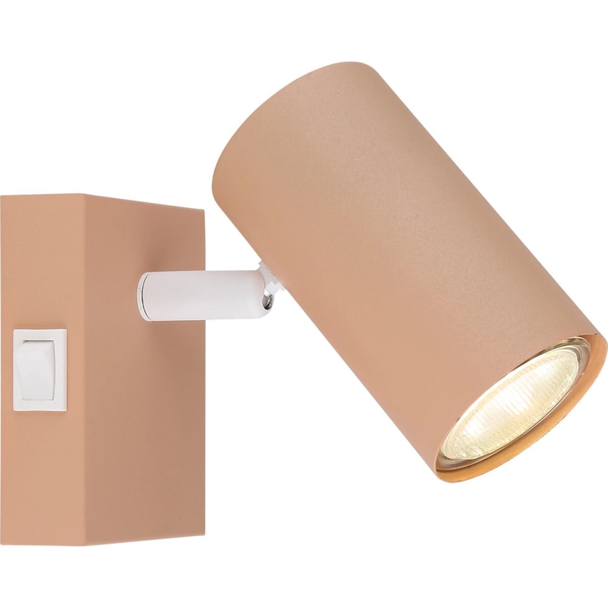 Globo - Настінний точковий світильник 1xGU10/25W/230V помаранчевий