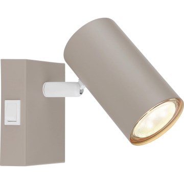 Globo - настінний точковий світильник 1xGU10/35W/230V бежевий