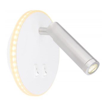 Globo - Настінний точковий LED світильник LED/6W + LED/1W/230V