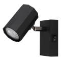 Globo - Настінний точковий світильник 1xGU10/25W/230V чорний