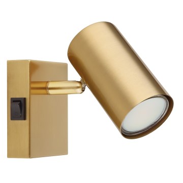 Globo - Настінний точковий світильник 1xGU10/25W/230V золотий