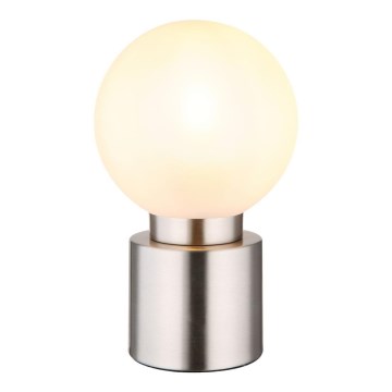 Globo - Настольная лампа 1xE14/25W/230V блестящий хром
