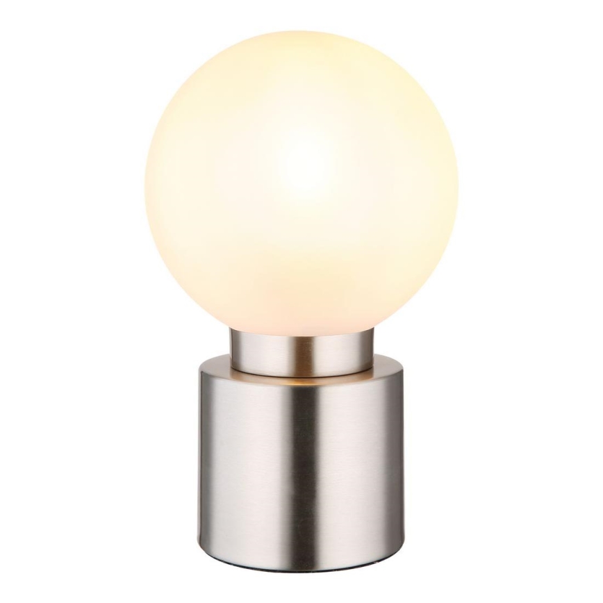 Globo - Настольная лампа 1xE14/25W/230V блестящий хром