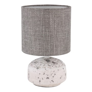 Globo - Настольная лампа 1xE14/40W/230V серая/керамическая