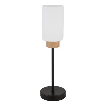 Globo - Настольная лампа 1xE27/60W/230V черная/белая