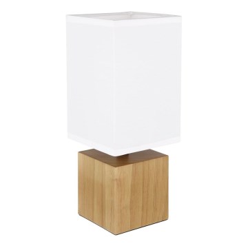 Globo - Настольная лампа 1xE27/7W/230V белый/коричневый