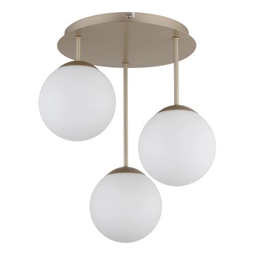 Globo - Накладна люстра 3xE14/25W/230V, латунна