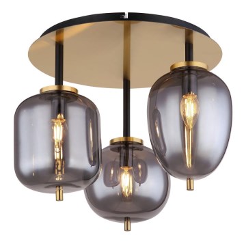 Globo - Накладна люстра 3xE14/40W/230V латунь