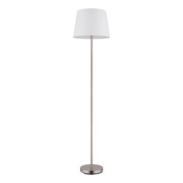 Globo - Підлогова лампа 1xE27/40W/230V біла/матовий хром