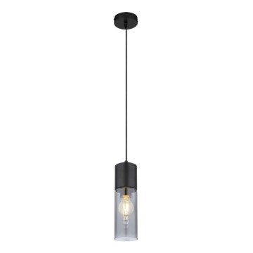 Globo - Підвісна люстра 1xE27/25W/230V діаметр 10,5 см чорний