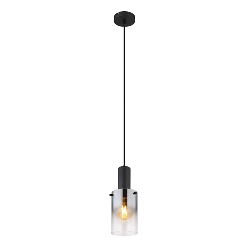 Globo - Підвісна люстра 1xE27/40W/230V діаметр 12,5 см чорний