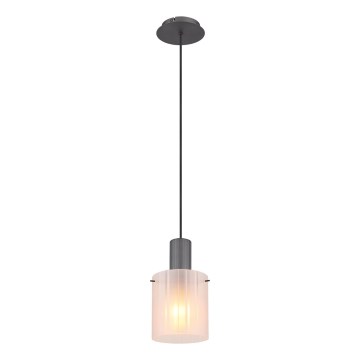 Globo - Підвісна люстра 1xE27/40W/230V діаметр 18 см білий