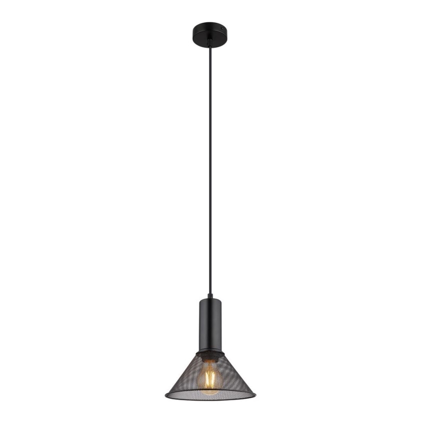 Globo - Підвісна люстра 1xE27/60W/230V чорний