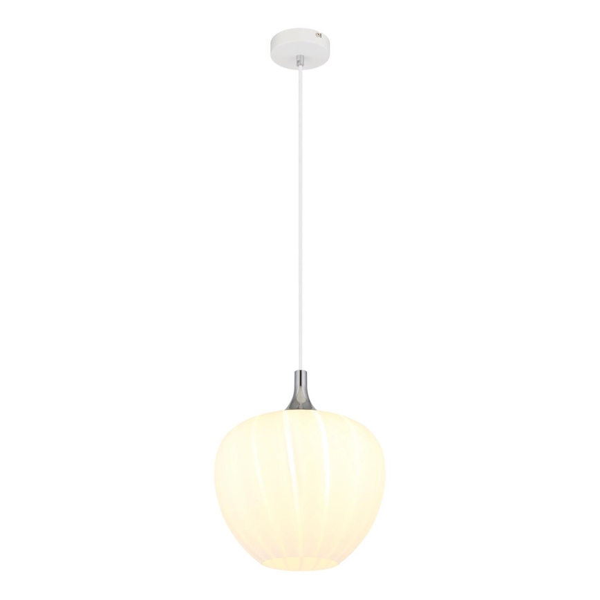 Globo - Підвісна люстра 1xE27/60W/230V діаметр 29 см білий