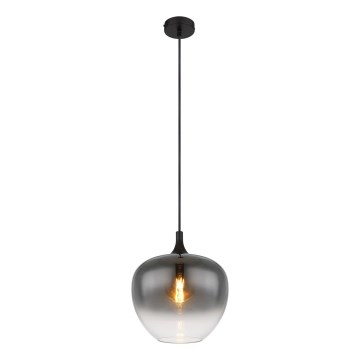 Globo - Підвісна люстра 1xE27/60W/230V діаметр 29 см чорний