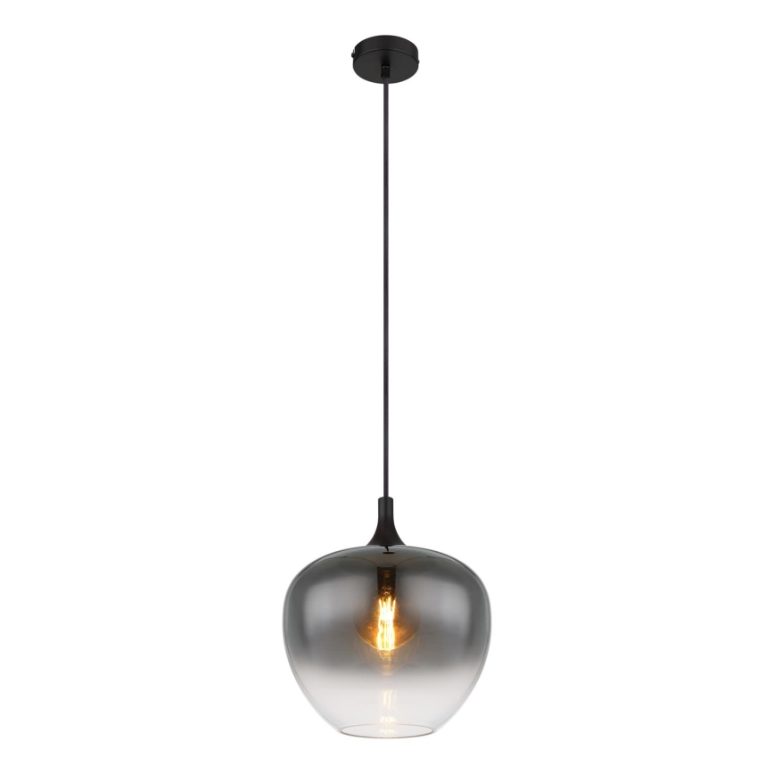 Globo - Підвісна люстра 1xE27/60W/230V діаметр 29 см чорний