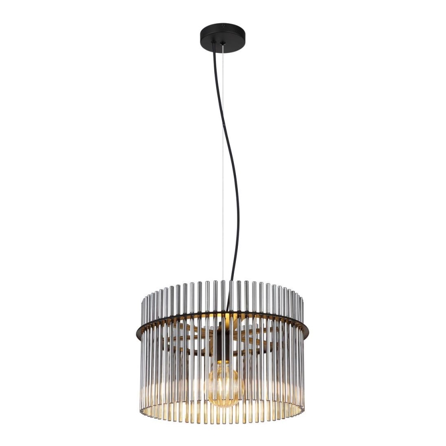 Globo - Підвісна люстра 1xE27/60W/230V діаметр 40 см чорний