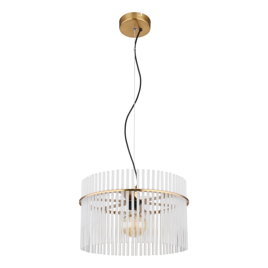 Globo - Підвісна люстра 1xE27/60W/230V діаметр 40 см золотий