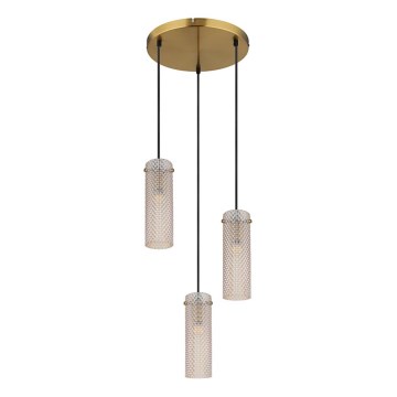 Globo - Підвісна люстра 3xE14/40W/230V золотий
