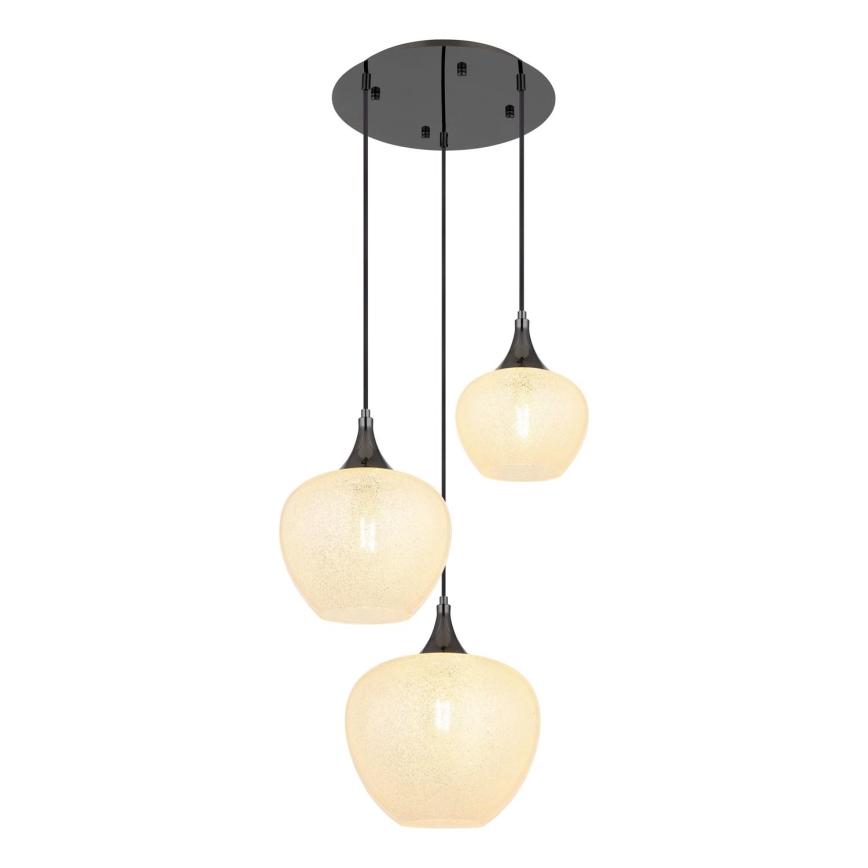 Globo - Підвісна люстра 3xE27/40W/230V білий/антрацит