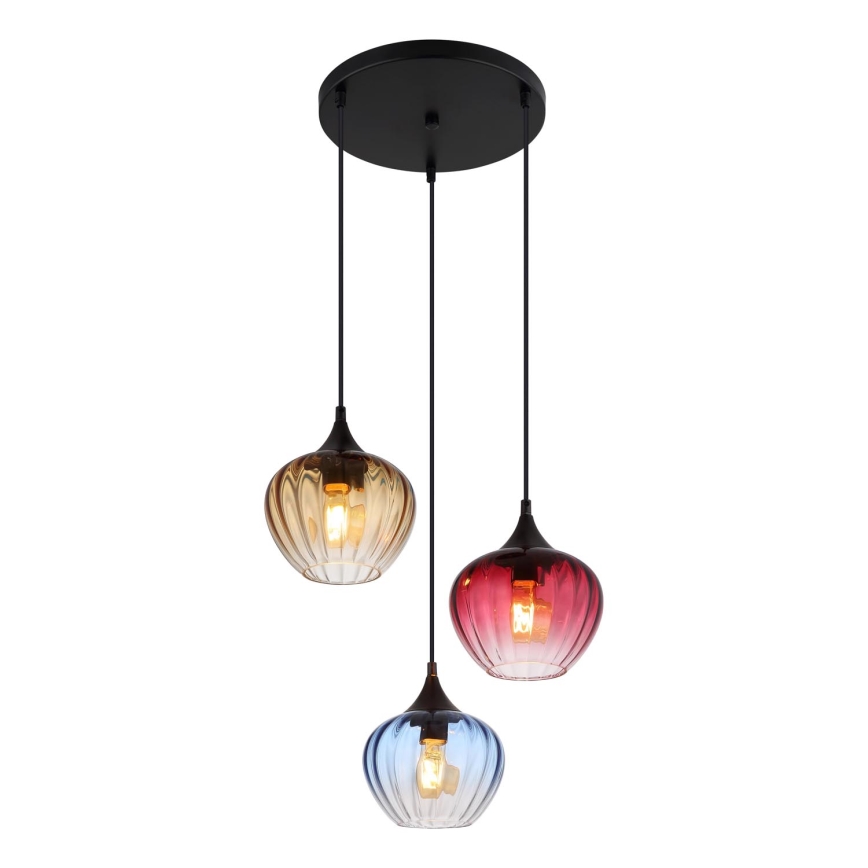 Globo - Підвісна люстра 3xE27/60W/230V