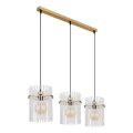 Globo - Підвісна люстра 3xE27/60W/230V золотий