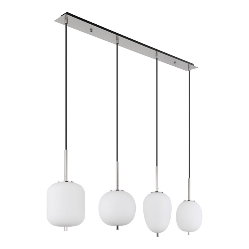 Globo - Підвісна люстра 4xE14/40W/230V білий
