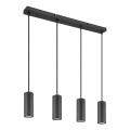 Globo - Підвісна люстра 4xGU10/25W/230V чорний