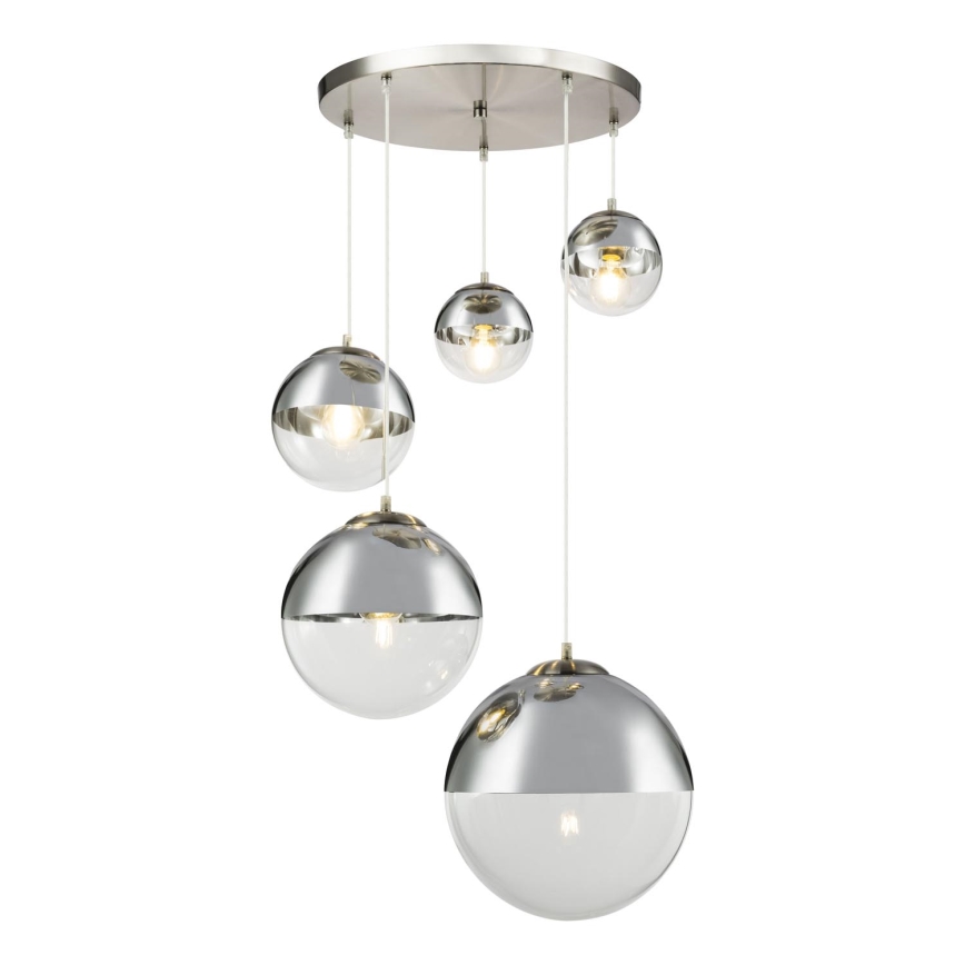 Globo - Підвісна люстра 5xE27/60W/230V діаметр 65 см